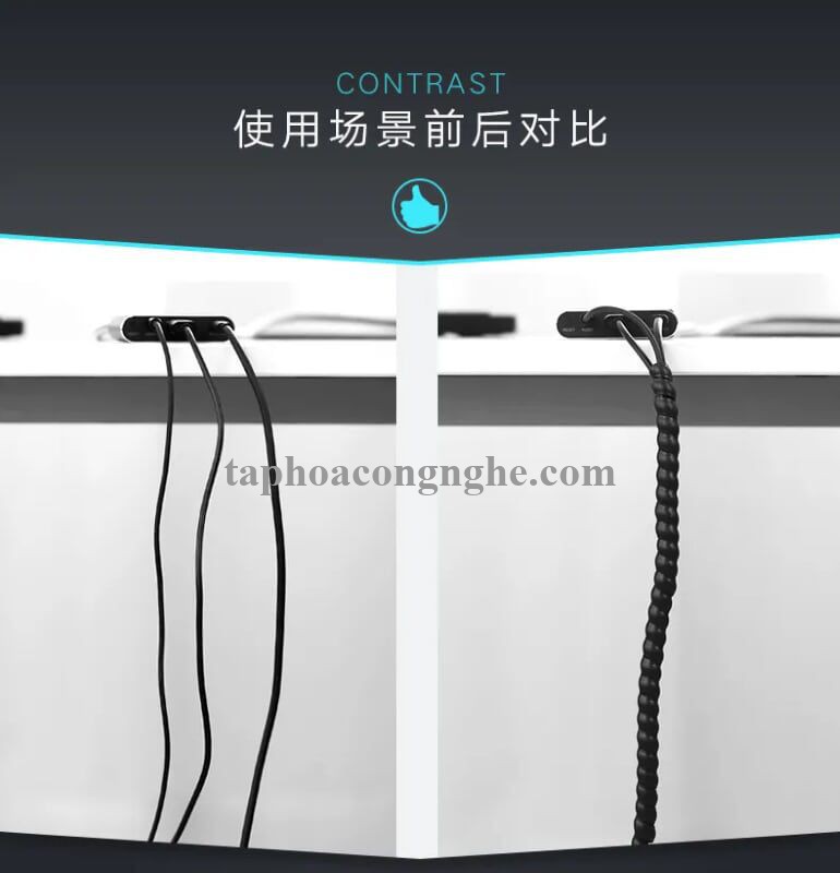 Ugreen 30821 5M Size 10mm màu Đen Dây ống xoắn PE bảo vệ cáp cao cấp LP122 30030821